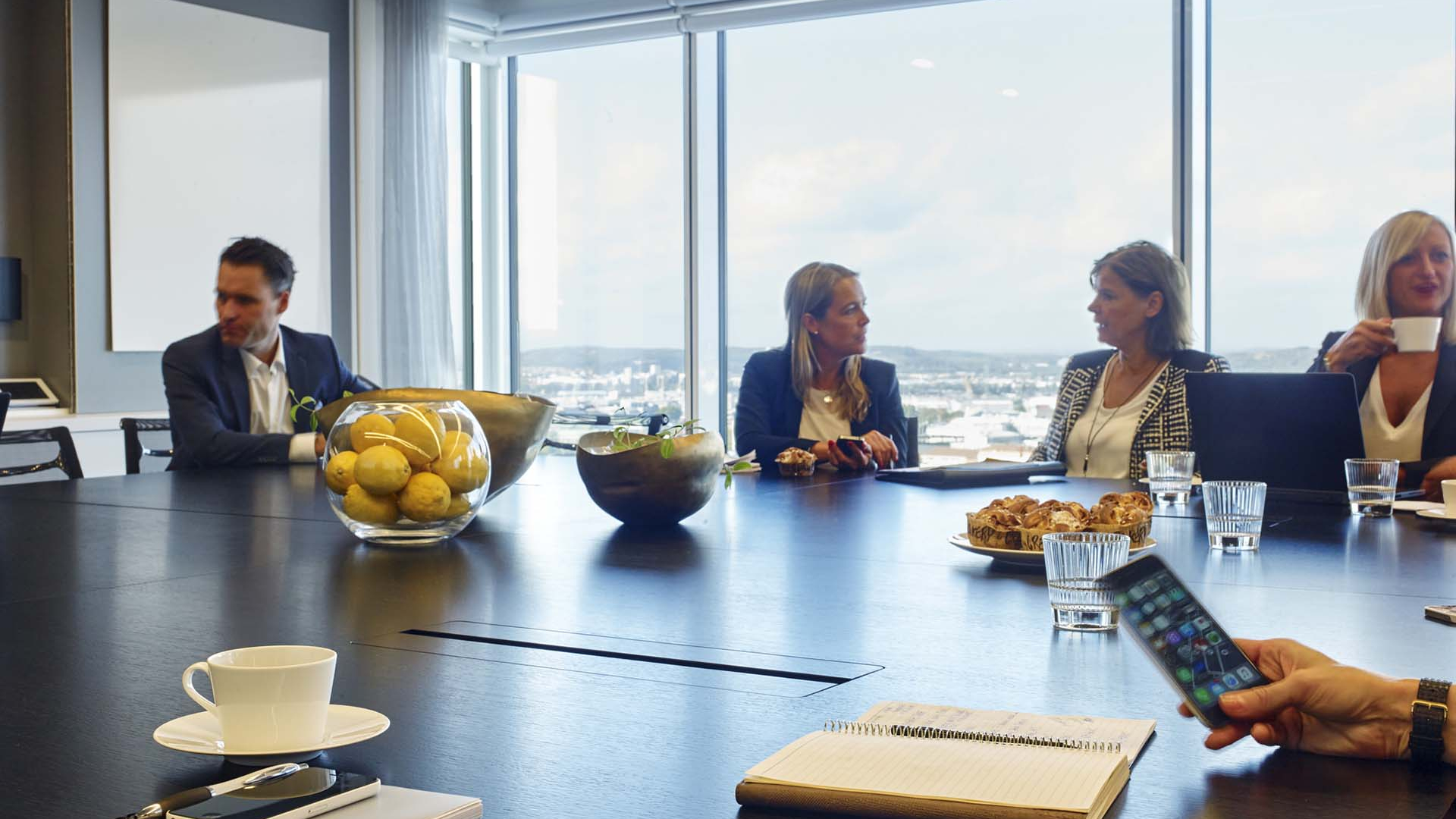 Unika rum för mindre möten med härlig utsikt